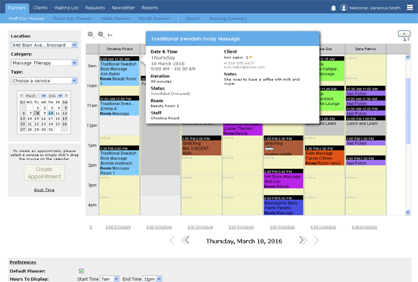 day appointment planners