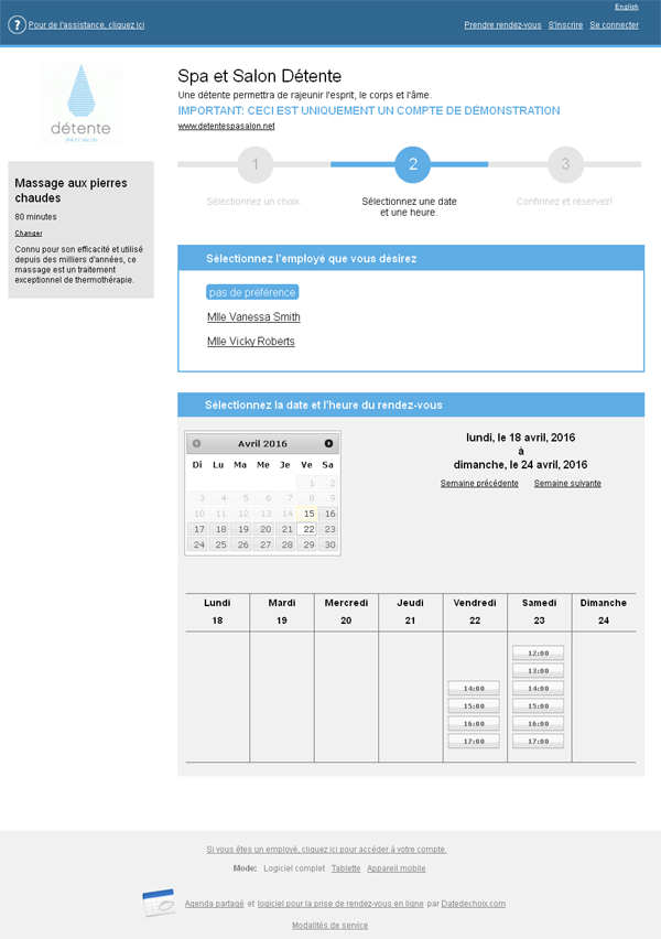 logiciel rendez-vous en ligne