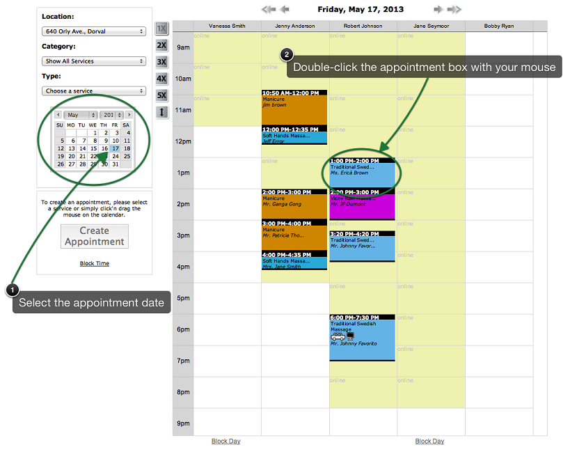 appointment no shows for appointment scheduling software