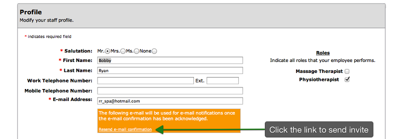 adding new users to your online appointment scheduling software